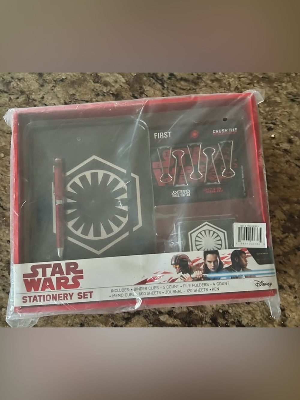 Star Wars Force Awakens Stationery Set NIB
